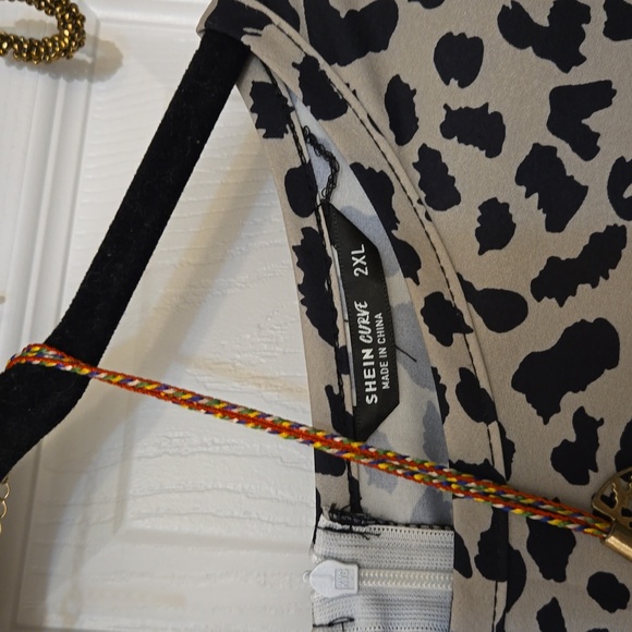 3 for $20☢️SHEIN-Leopard print dress,2xl,beige, black,contemporary - Picture 2 of 11